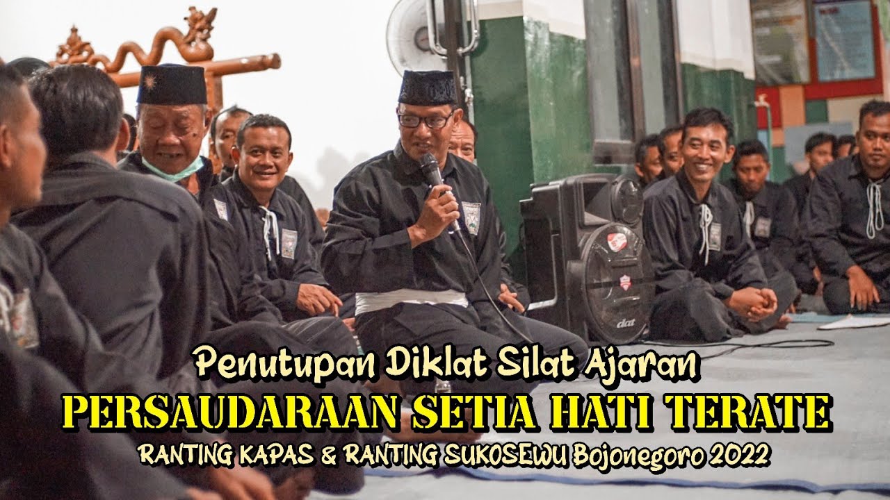 Penutupan Diklat Silat Ajaran Setia Hati TERATE || PSHT RANTING KAPAS & SUKOSEWU