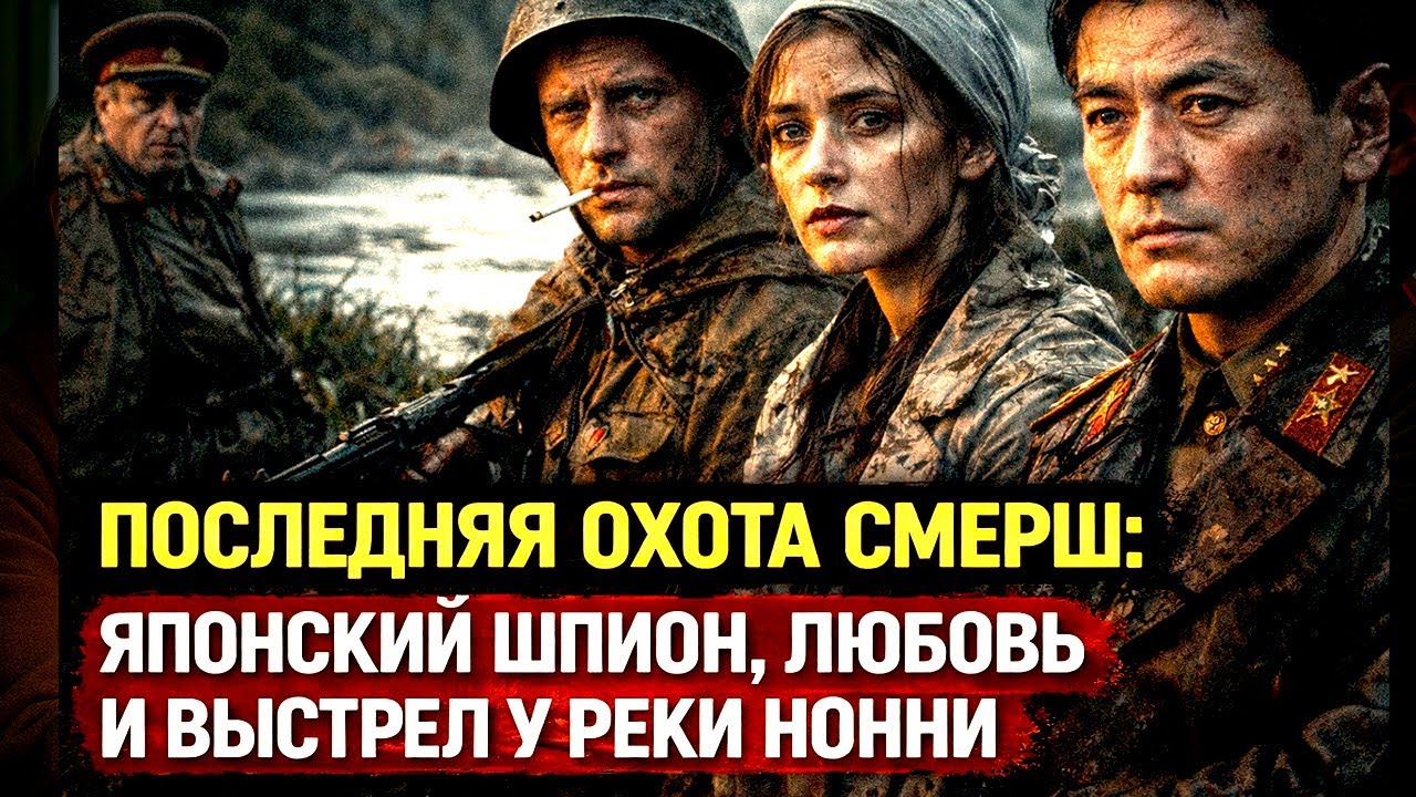 ПОСЛЕДНЯЯ ОХОТА СМЕРШ: ЯПОНСКИЙ ШПИОН, ЛЮБОВЬ И ВЫСТРЕЛ У РЕКИ НОННИ