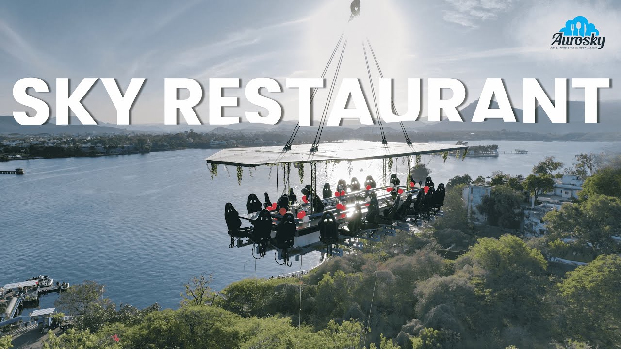 Dine at 180ft with Aurosky: Udaipur's Thrilling Skydining Experience