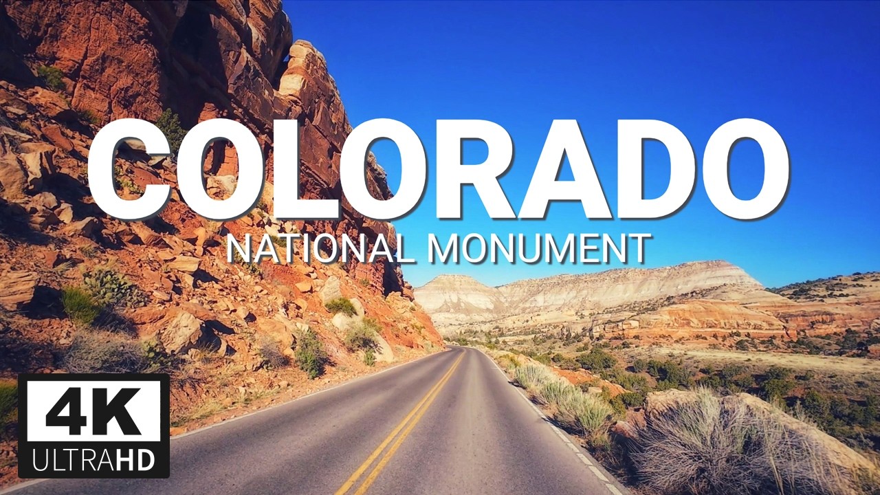 Colorado National Monument , Colorado Scenic Drive - 4K Driving Adventure