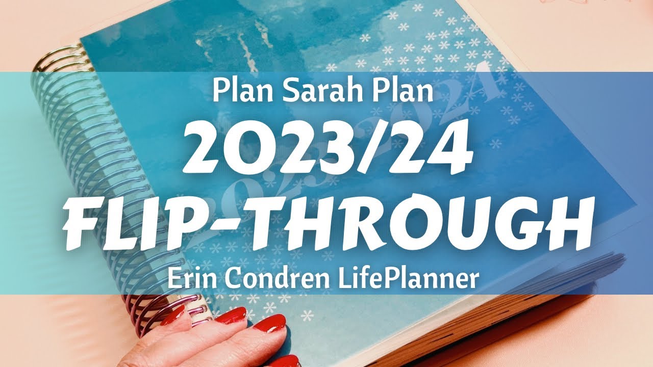 2023/24 FLIP-THROUGH! | Erin Condren Chunky Full LifePlanner