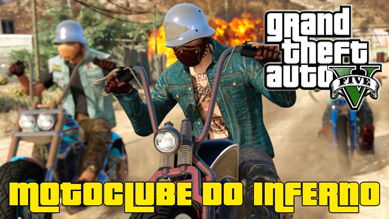 GTA V Online : MOTOQUEIROS | COMPREI MOTOCLUBE ÉPICO