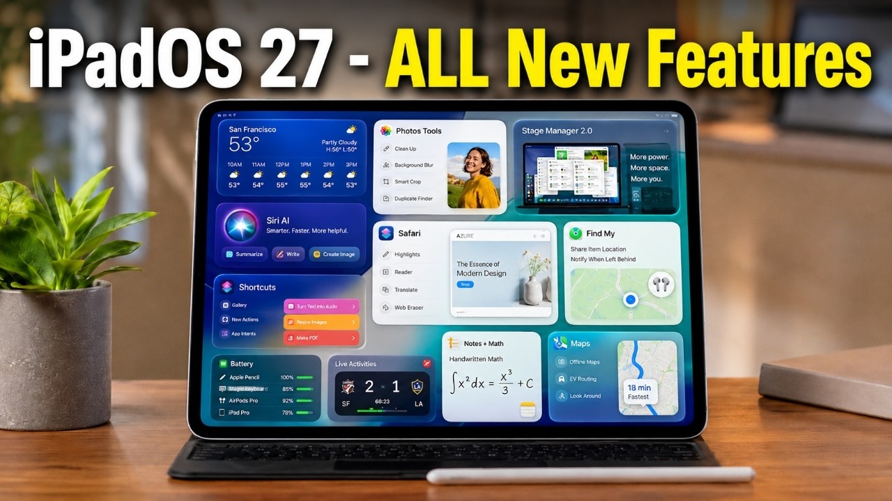 iPadOS 27 &mdash; KAŻDA nowa funkcja, kt&oacute;rą musisz zobaczyć