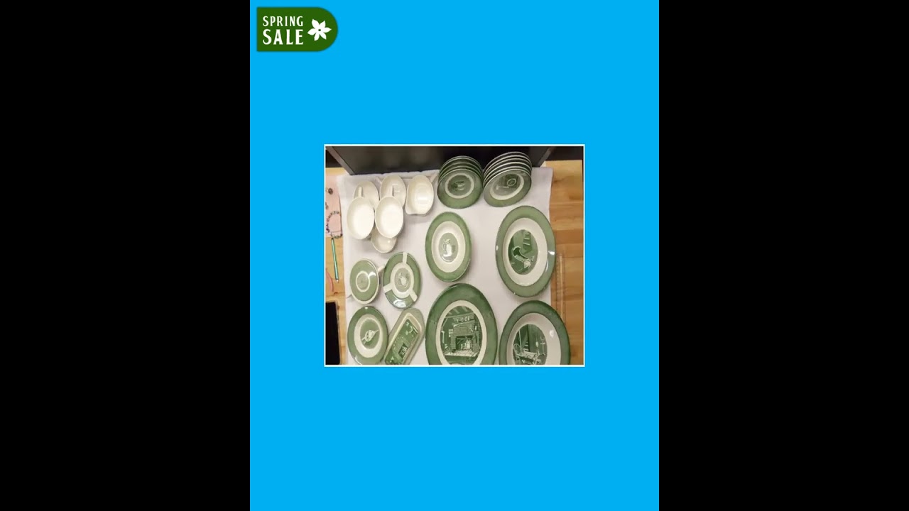 1950's Colonial Homestead by Royal 35 piece Dishware