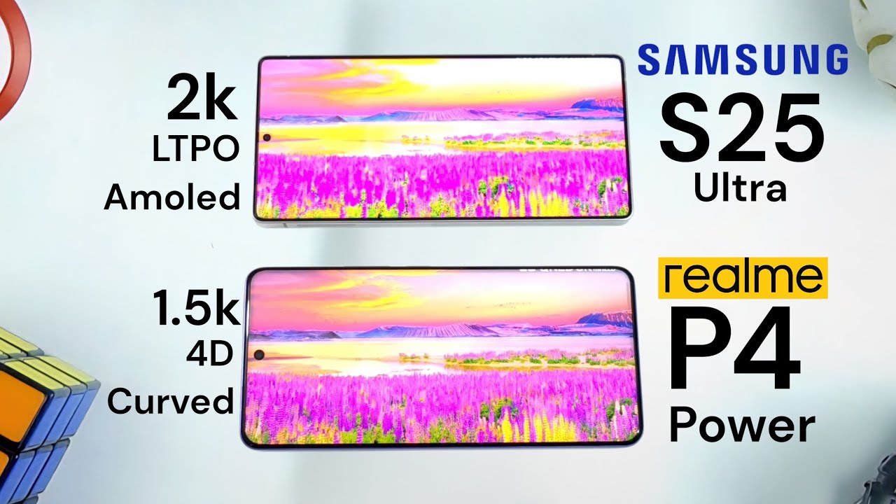 Realme P4 Power vs S25 Ultra Display Comparison 🔥🔥🔥 #realmep4power 