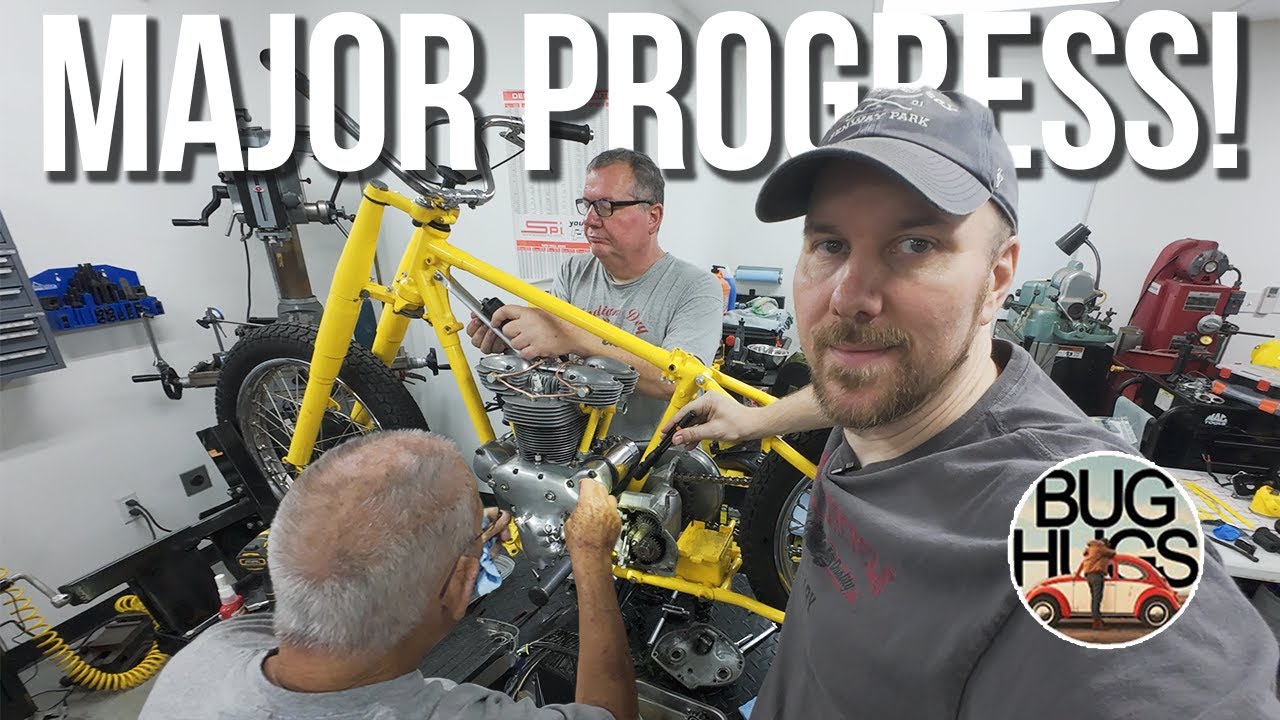 WALLY WEEKEND FINALE! Major Progress on the 1949 Indian Scout