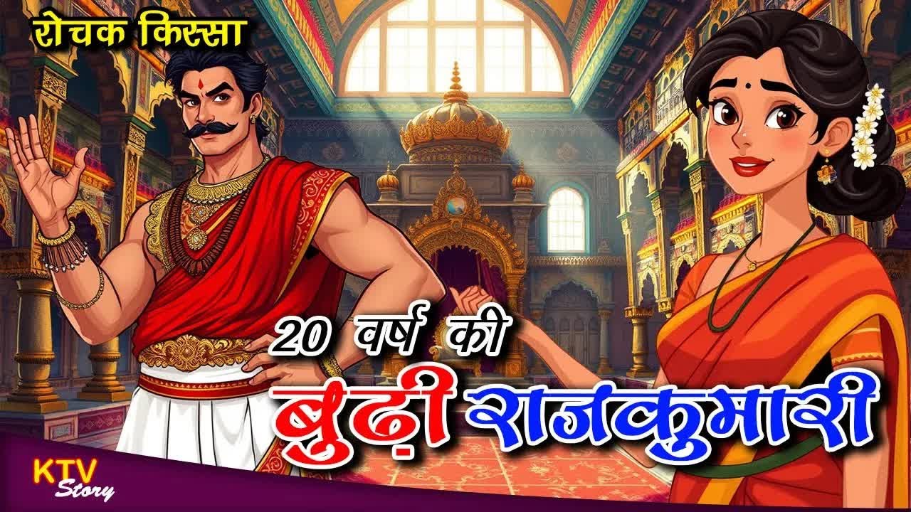 KTV467 20 वर्ष की बूढी राजकुमारी, हिंदी कहानी, 20 VARSH KI BHUDI RAJKUMARI, MORAL STORY,  KTV STORY