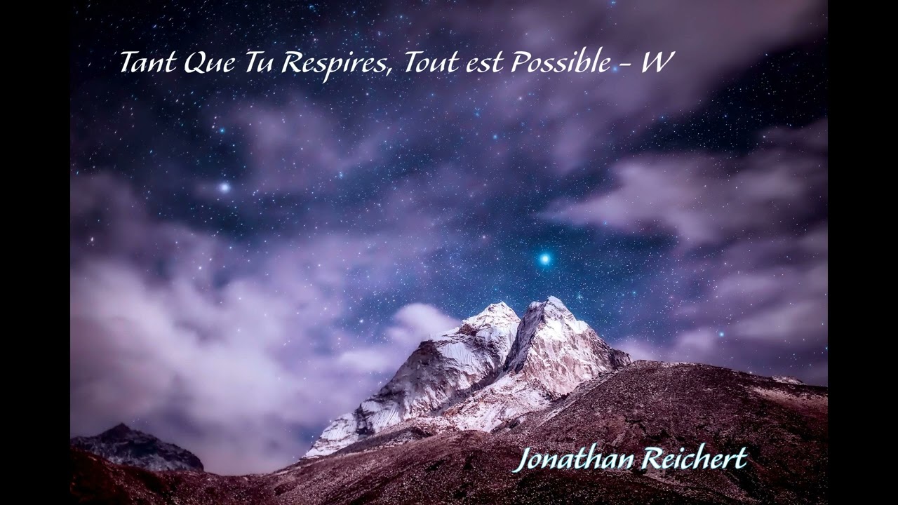Jonathan Reichert - Tant Que Tu Respires, Tout Est Possible - W