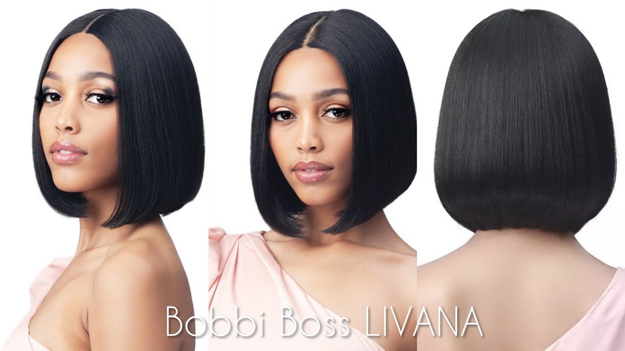 90's STYLE FT 😎 BOBBI Synthetic Hair Lace Front Wig MLF580 LIVANA in 1B