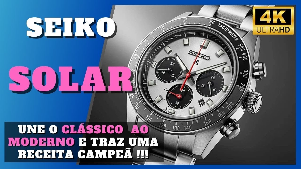 Unboxing: SEIKO SpeedTimer Solar SSC911 tem RICA HERANÇA e muito conteúdo - Seiko PhD! [069]