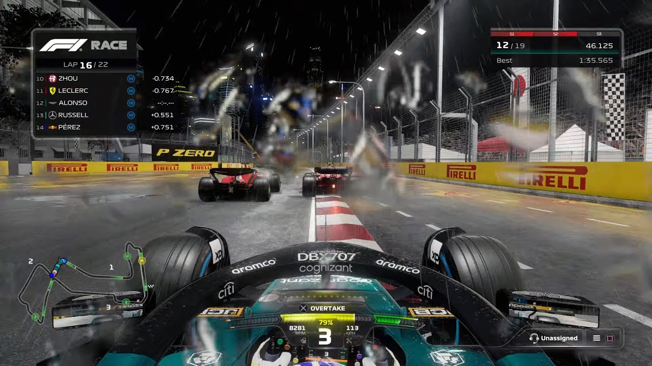 F1 23 | Round 16 | Singapore | Aston Martin AMR23 | Alonso