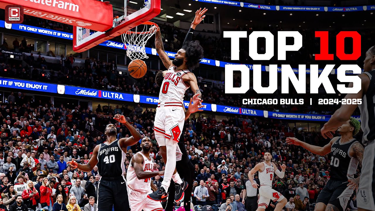 Top 10 dunks of the Chicago Bulls 2024-2025 season | CHSN Chicago Bulls