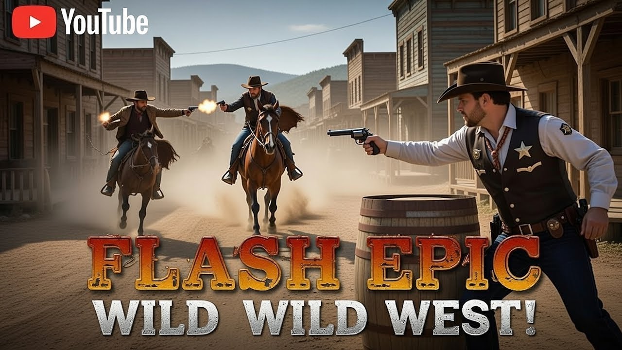 Flash Gamer Epic Fun Live Wild West Action Gameplay!!! #sheriff #stagecoach #fy #Geronimo #yeehaw
