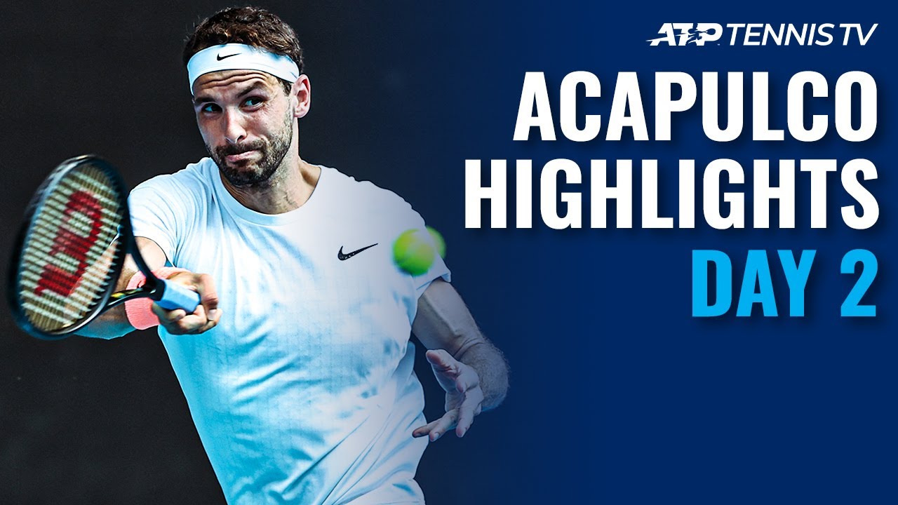 Schwartzman Faces Musetti; Tsitsipas & Dimitrov in Action | Acapulco 2021 Highlights Day 2