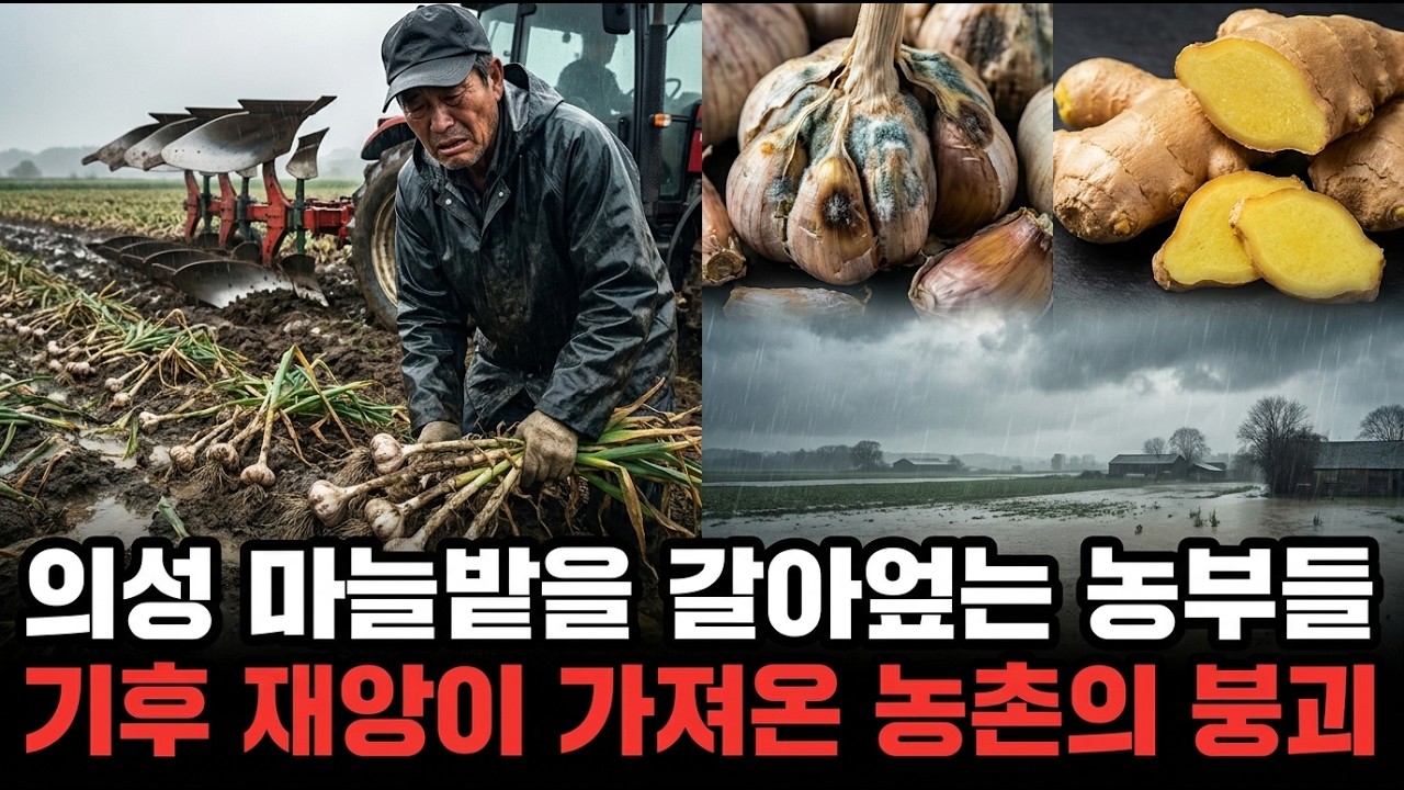 의성 마늘의 충격적 근황: 기후 변화와 가격 폭락이 만든 농촌의 붕괴 (현장 르포)