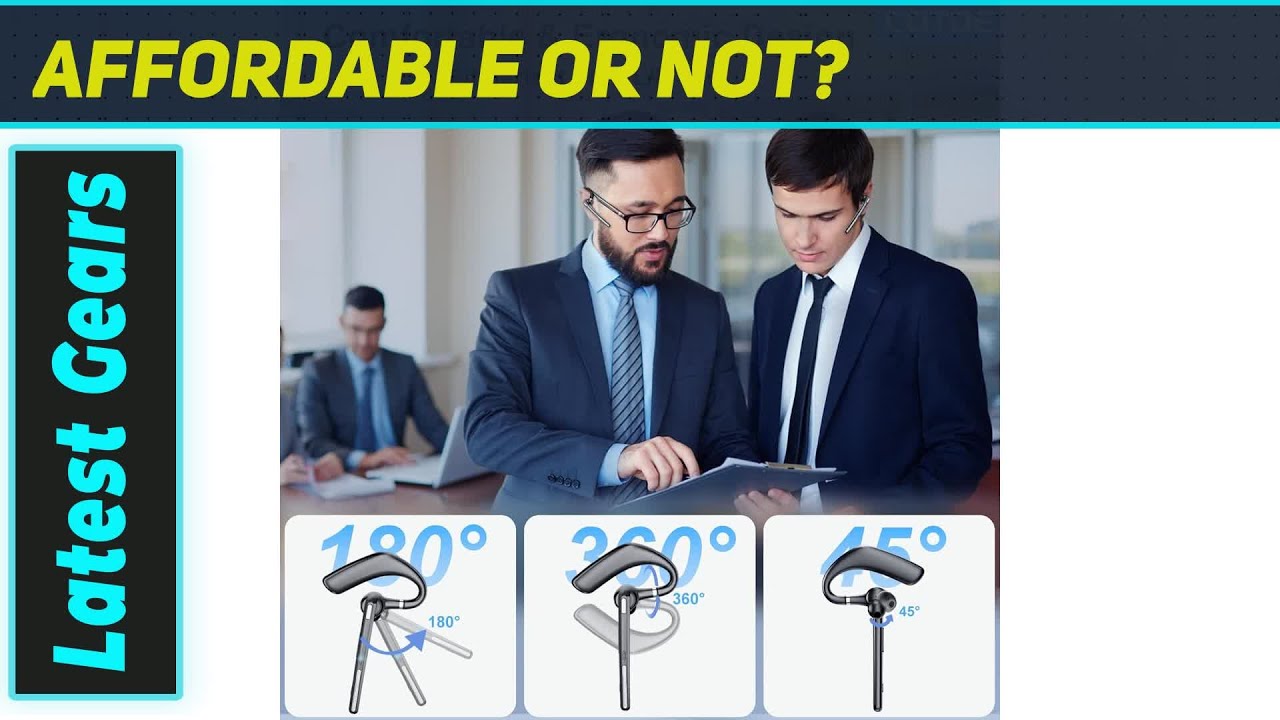 Беспроводная гарнитура COTOE G7: великолепный микрофон с шумоподавлением для работы и вождения