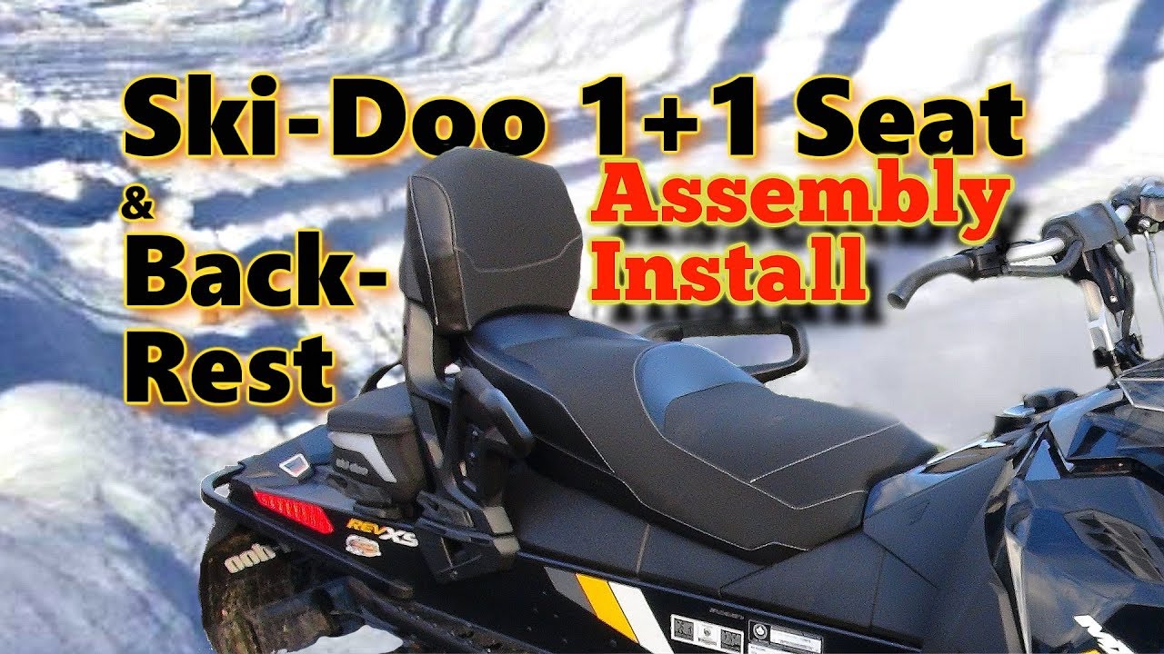 Сборка и установка полной системы сидений Ski Doo 1+1: Gen3 860200575