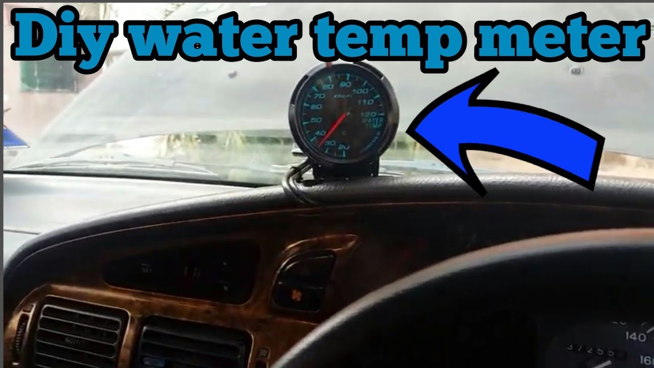 Proton wira water temp gauge install yourself and diy