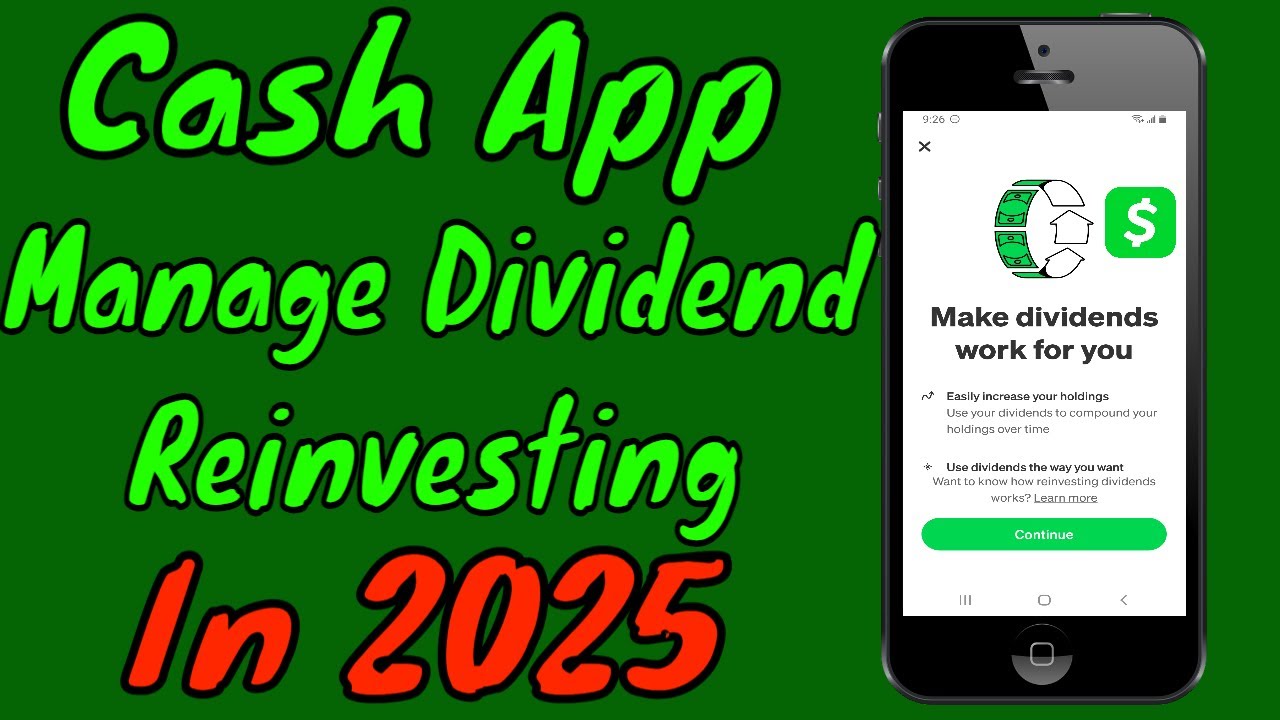 How to Turn On/Off Dividend Reinvesting on Cash App Invest in 2026
