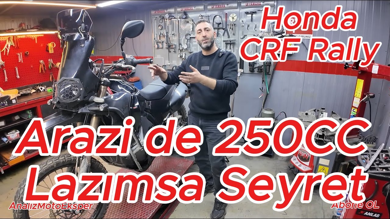 CRF 250 Rally Asfalt Çamur Bayır Dinlemez // AnalizMotoEksper