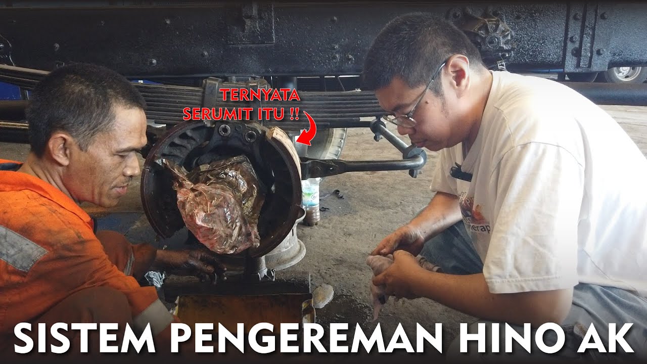 PANJANG DAN RUMIT !! SALAH PERHITUNGAN BISA CELAKA !! | SISTEM PENGEREMAN PADA BUS HINO AK