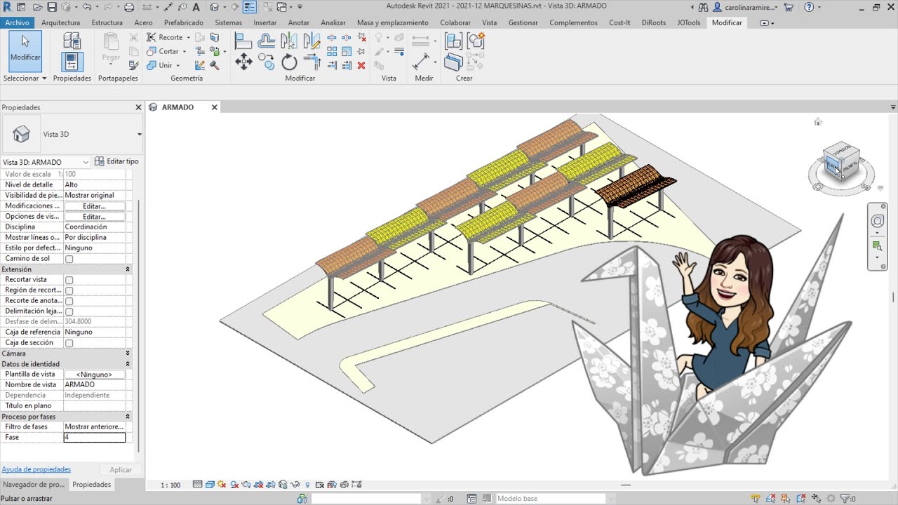 PLANIFICACION BIM EN PRESTO A FASES DE REVIT