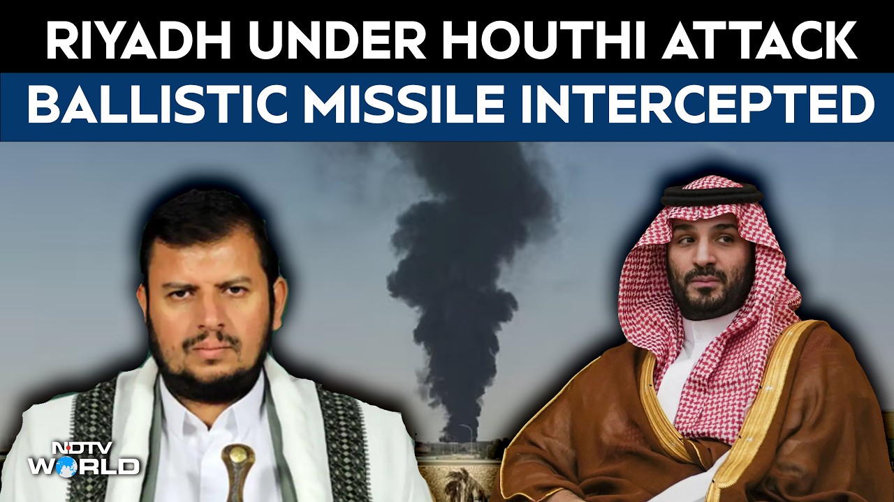 Riyadh Attack News | Houthis Fire Ballistic Missile At Riyadh, Saudi Air Defences Intercept Attack