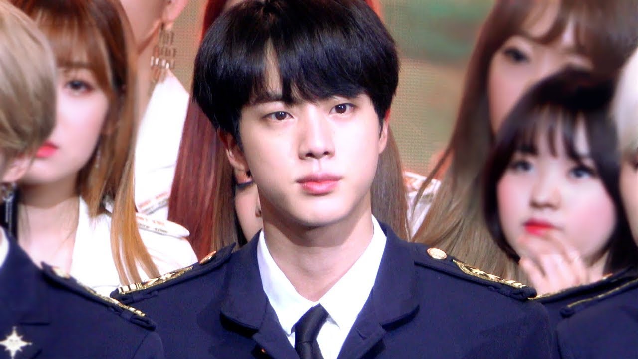 4K 제복석진 사랑해 그리고 기억해 171229 가요대축제 방탄소년단 석진 직캠 BTS Jin focus fancam