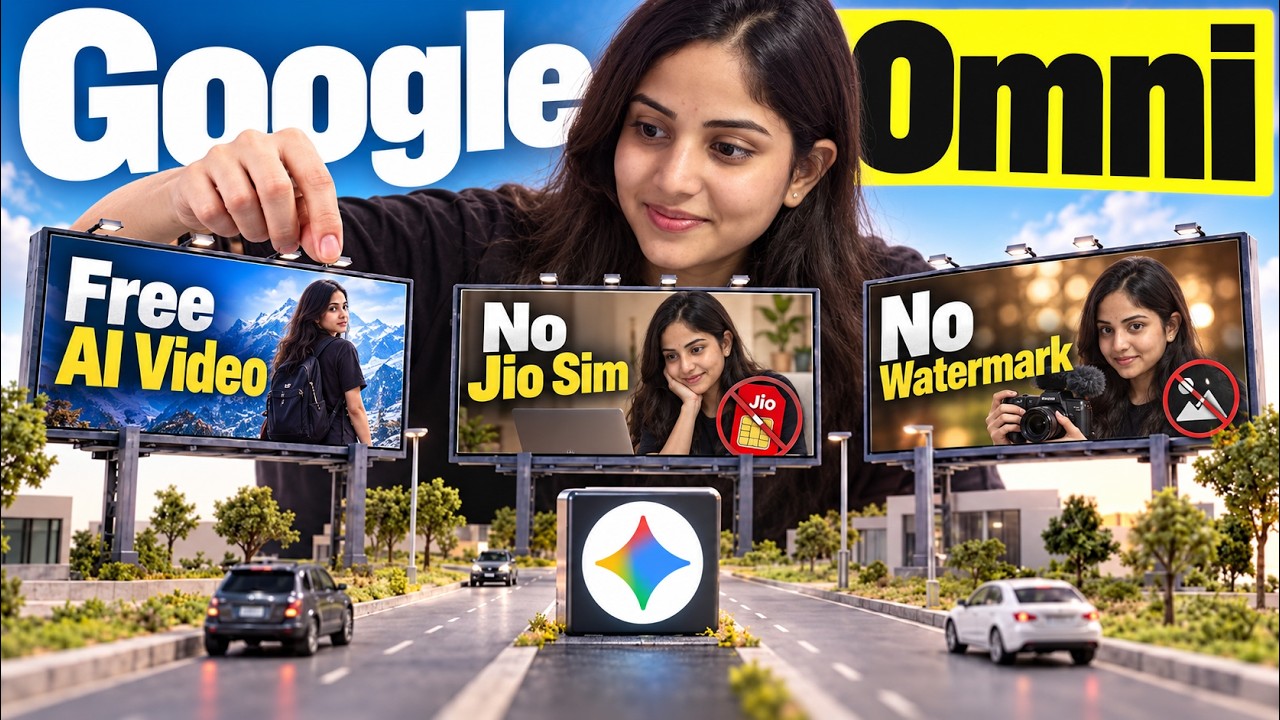 Use Google omni 100% FREE | No Jio Sim + No Watermark | AI Video