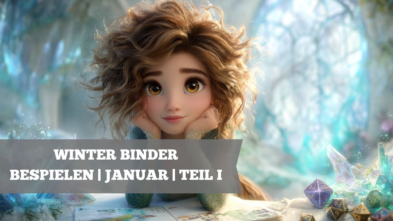 🎲🎲 ❄️❄️ WINTER BINDER  ❄️❄️ bespielen | JANUAR | Teil I  💶💰
