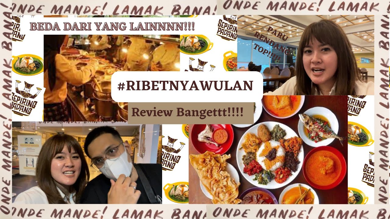 KAGEEET!!! MAKAN PADANG BANYAK TAPI MURAH BANGET!!! | #RIBET DI SEPIRING PADANG