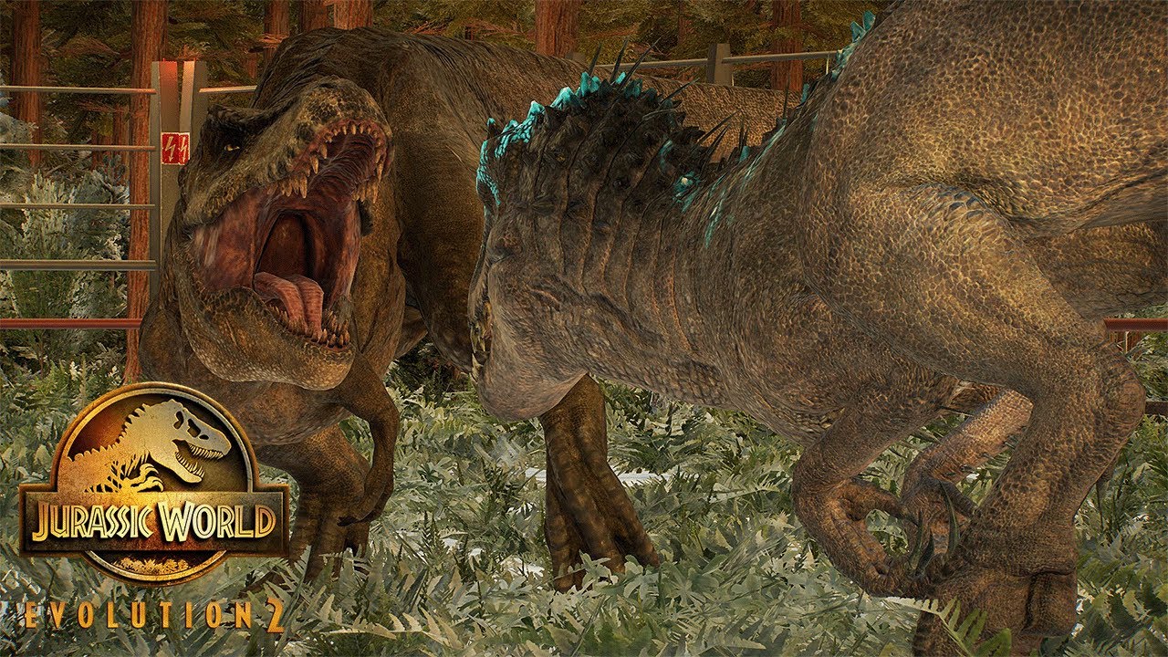 INDOMINUS REX (Lux) VS REXY (Dominion) | Jurassic World Evolution 2