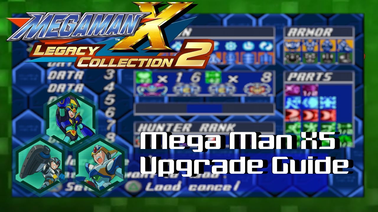All Upgrades in Mega Man X5 (Armor Parts, Heart Tanks, Sub Tanks, EX Tank, Ultimate Armor)