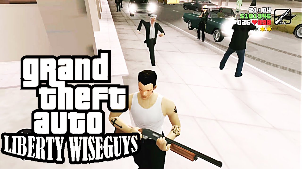 GTA Liberty Wiseguys Mod Freeroam Gameplay 110925