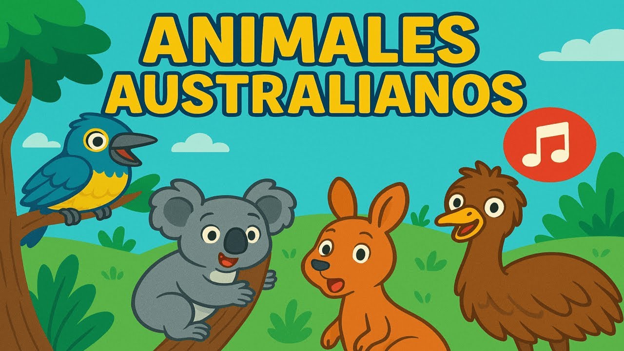 &iexcl;Animales de Australia y sus sonidos! 🦘🐨 | Aprendizaje divertido para ni&ntilde;os