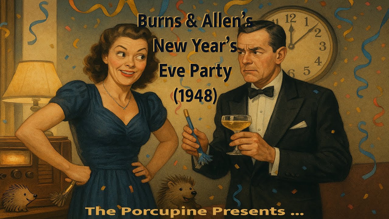 Gracie’s New Year’s Chaos! | The Burns & Allen Show – “New Year’s Eve Party” (1948)