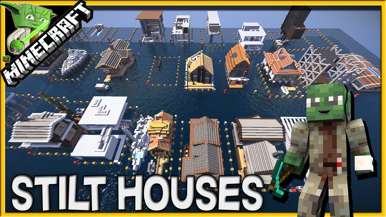 Minecraft Stilt Houses with Keralis