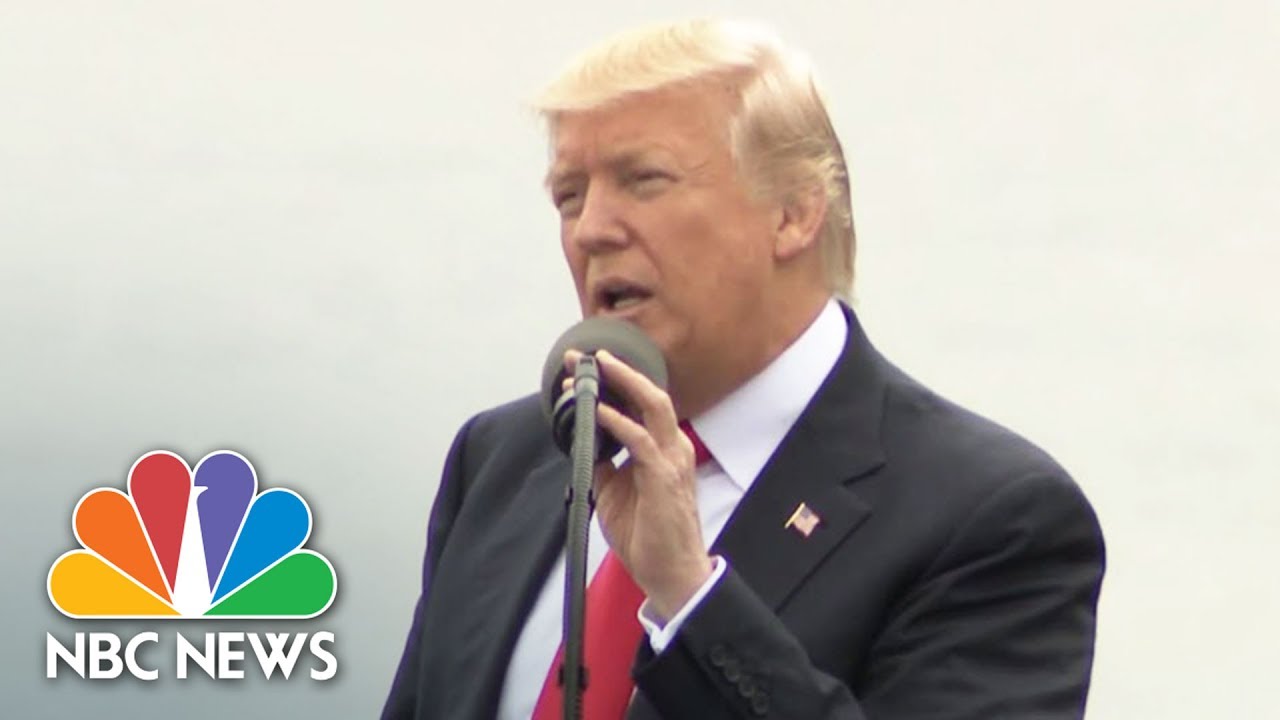 President Donald Trump Calls For A &lsquo;Great Rebuilding Of America&rsquo; In Infrastructure Speech | NBC News
