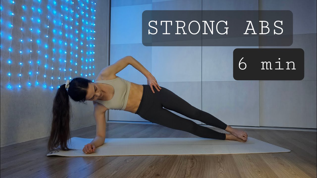 Strong abs in 6 min a day - Quick and Intense Workout for a Strong Core