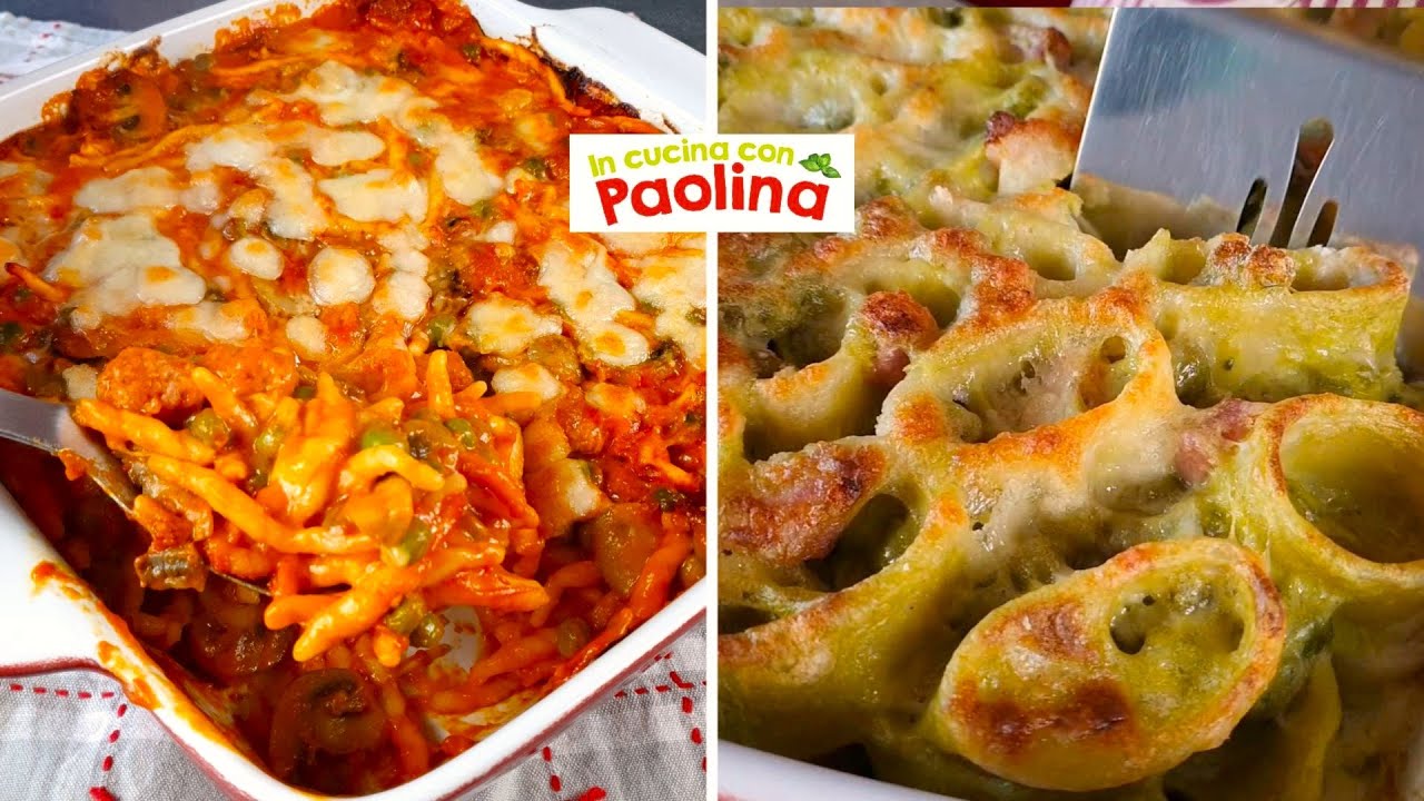 ЗАПЕЧЁННАЯ ПАСТА. 2 рецепта, которые нельзя пропустить!ТРОФИЕ АЛЛА БОСКАЙОЛА и КАЛАМАРАТА с горошком