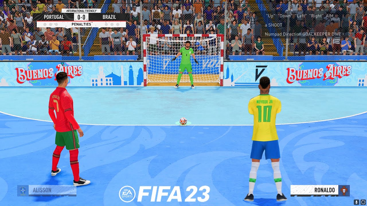FIFA 23 | Portugal vs. Brasil | Penalty Shootout | Neymar vs Ronaldo - Gameplay PC