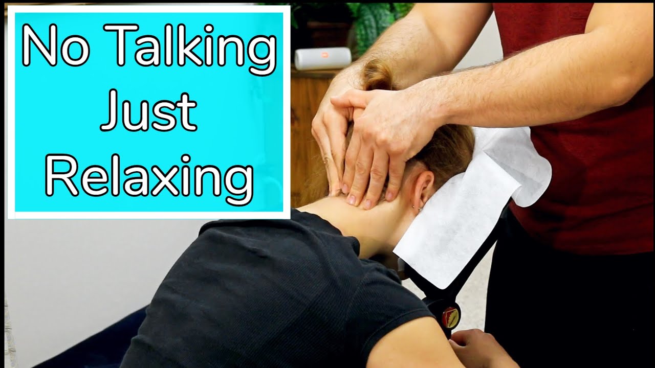 No Talking Neck + Scalp Chair Massage - Relaxed Vibes