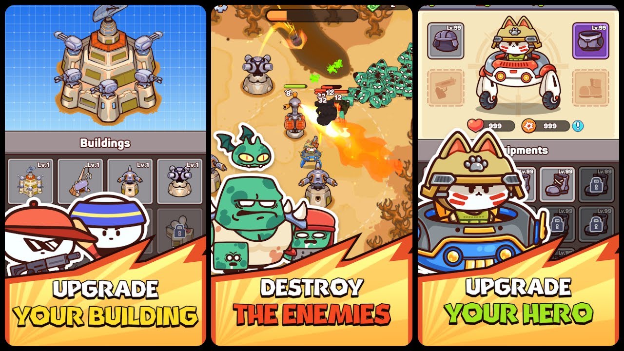 Outpost TD Mobile Game | Gameplay Android