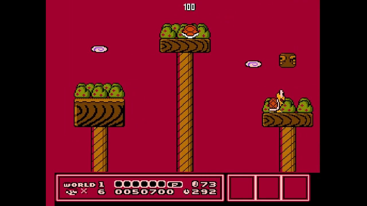 Красная версия Mario Bros. 3 - Мир 1