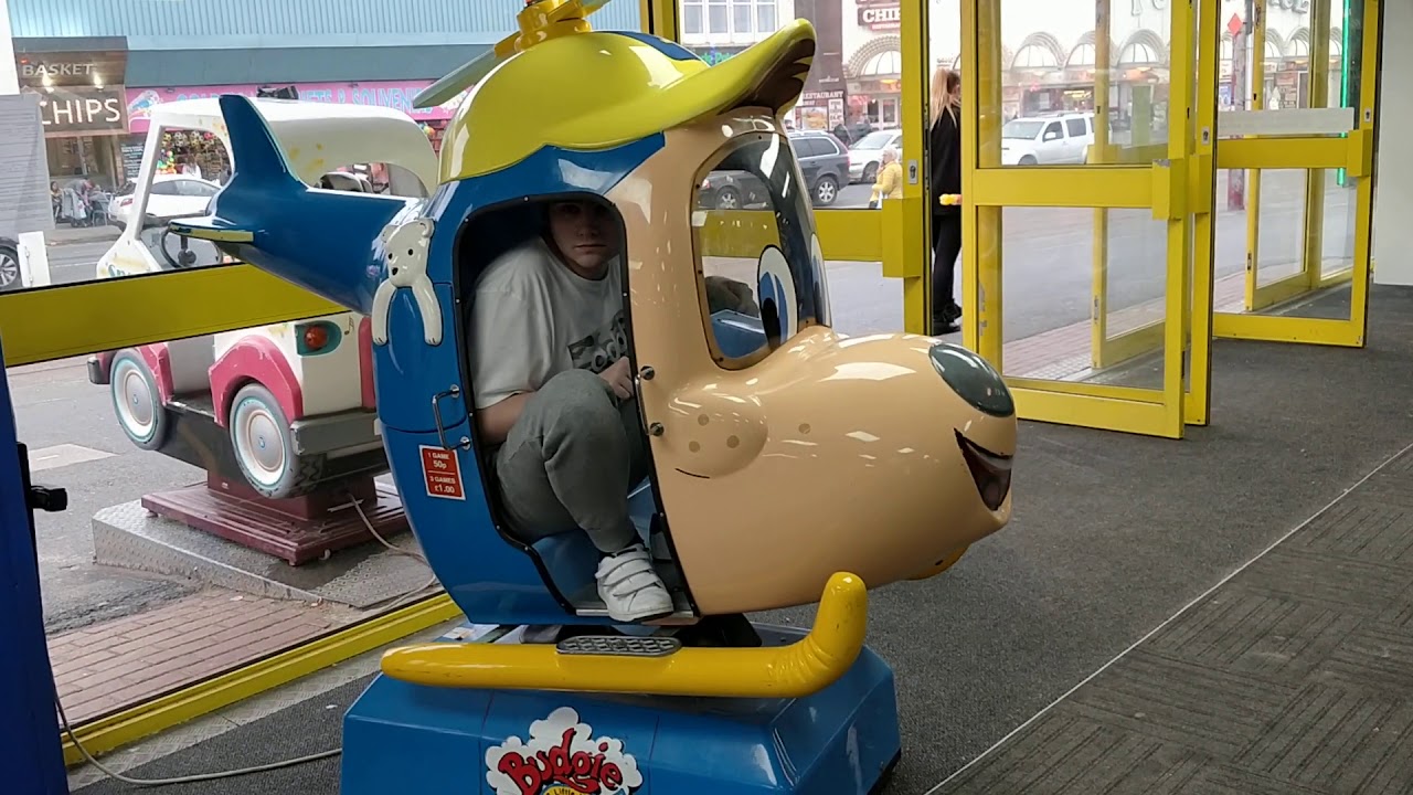 RG Mitchell Budgie Little Helicopters Kiddie Coin Ride