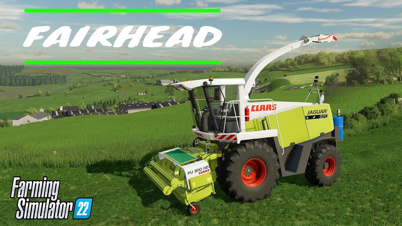 Cracking On With The GRASS SILAGE ! Ep2 | FairHead | Farming Simulator 22