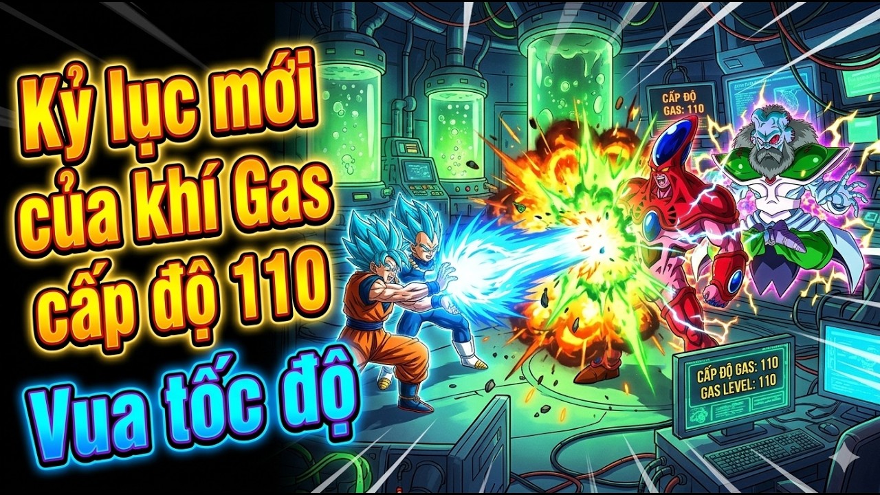 Ngọc Rồng Online - Lập kỷ lục si&ecirc;u tốc Hủy diệt map kh&iacute; Gas lv 110 