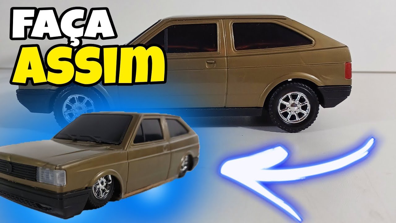 COMO REBAIXAR O MINI GOL SEM TROCAR AS RODAS ORIGINAIS.