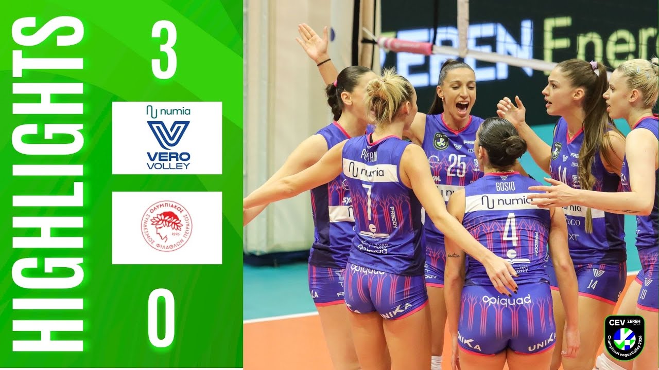 HIGHLIGHTS | Numia Vero Volley Milano vs Olympiacos PIRAEUS