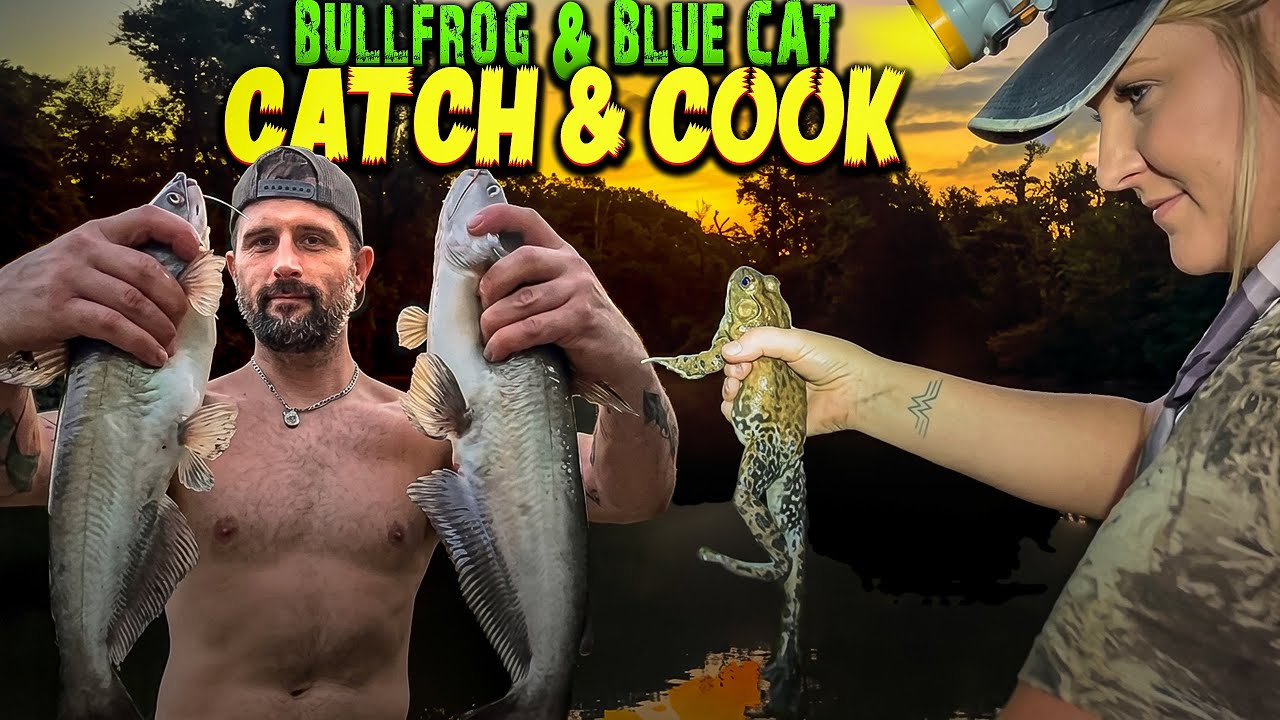 Frogging, Catfishing, and Cooking on The Riverbank { Catch Clean Cook }